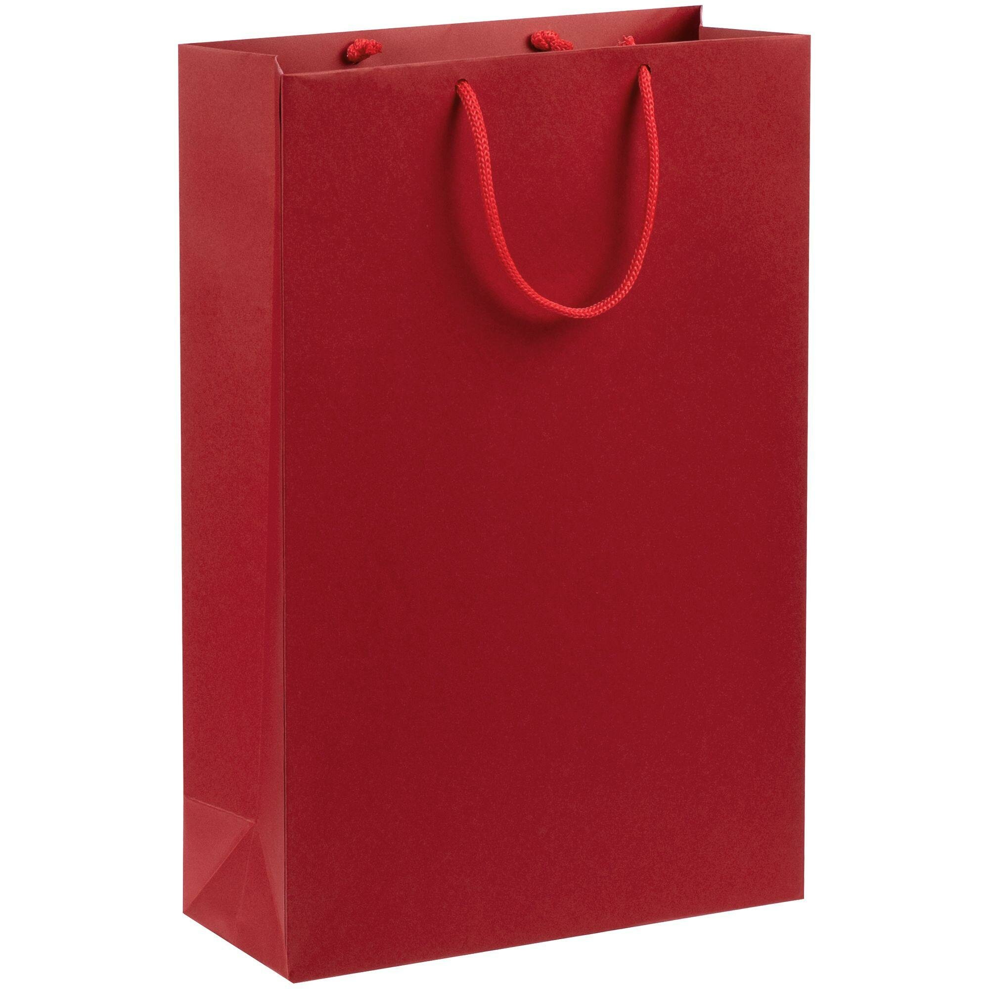 Пакет подарочный бумажный Porta, средний, красный, 23х35х10см,15837.50