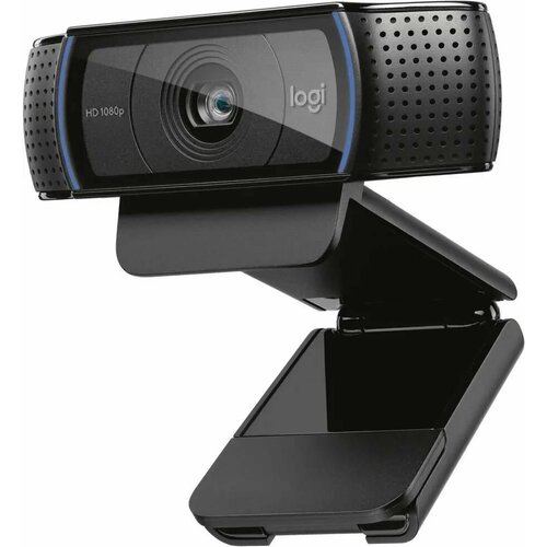 Web-камера Logitech HD Pro C920, черный [960-001062] web камера logitech c505 hd 960 001364