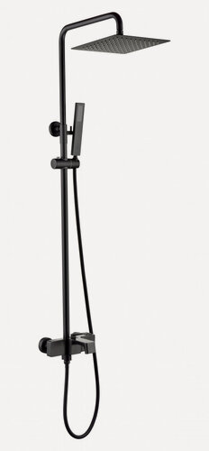 Изображение товара Душевая система Grocenberg GB7090, латунь, черная, матовая, 2 режима