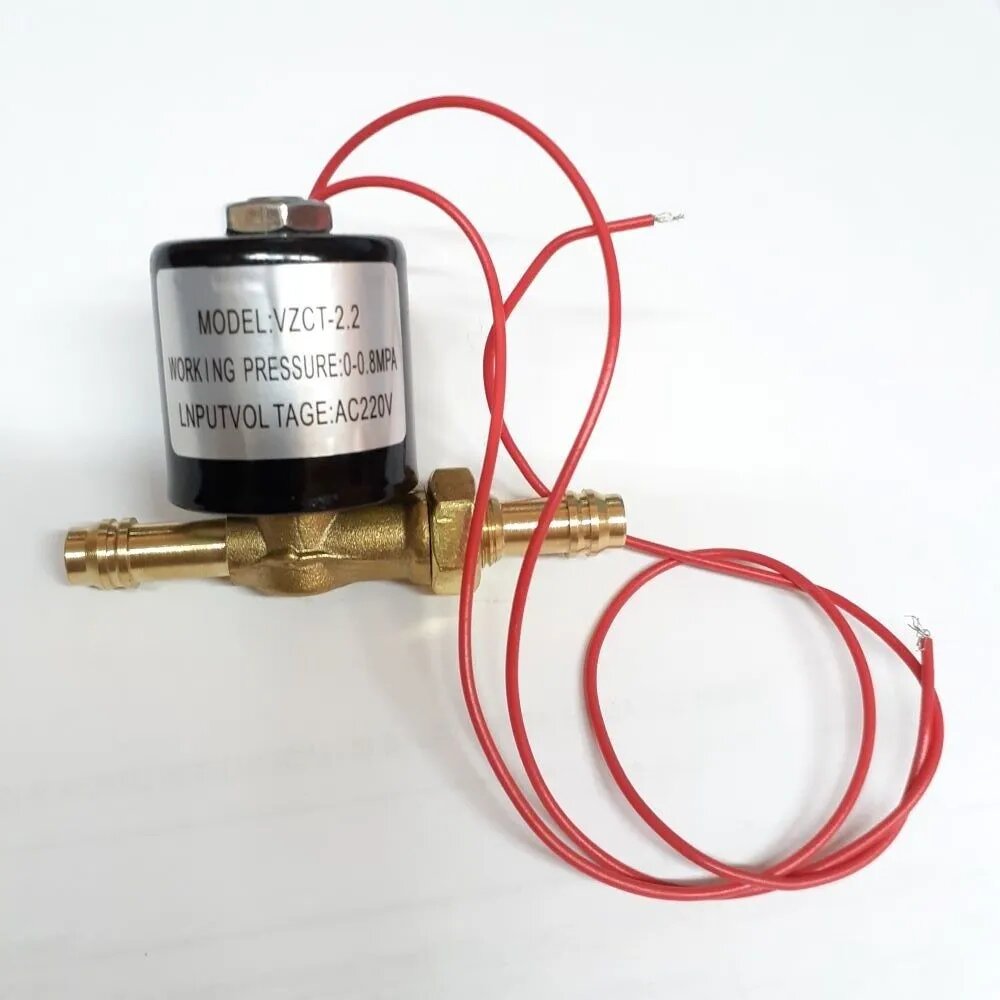 Клапан электромагнитный газовый для сварочного аппарата 220В, DC24V 2.2А