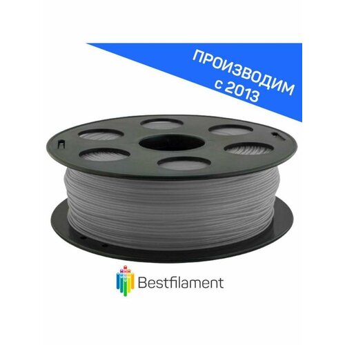 фото Светло-серый abs пластик bestfilament для 3d-принтеров 1 кг (1,75 мм)