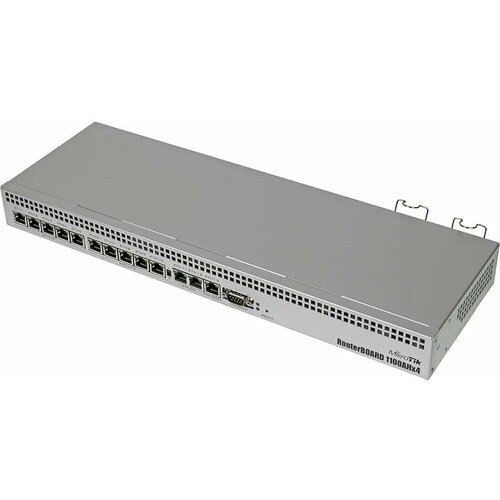 Роутер MIKROTIK RB1100AHX4, серый [rb1100x4] маршрутизатор mikrotik rb1100ahx4 13x10 100 1000 mbps rb1100x4