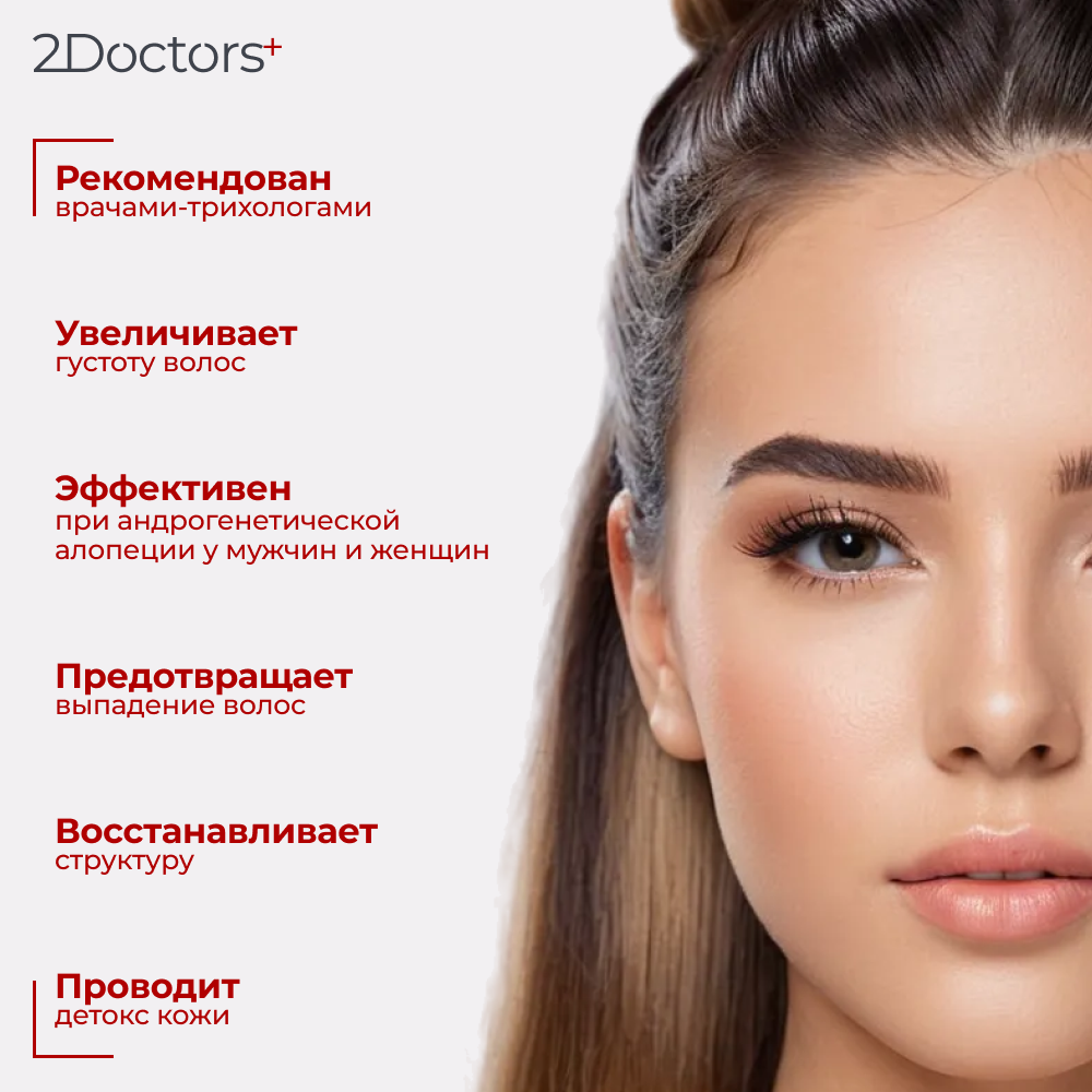 Обзор: Шампунь против выпадения волос, для роста волос бессульфатный шампунь №36 от 2Doctors, 250 мл