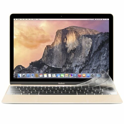 Прозрачная силиконовая накладка на клавиатуру для Macbook 12/Pro 13/15 2016 – 2019 (Rus/Eu)