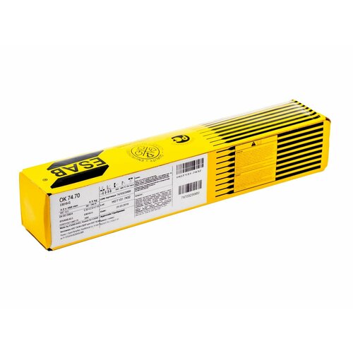 Электроды ESAB OK 74.70 ф 3,2 мм х 350 мм VacPac (1,8кг) электроды esab ok 53 70 ф 3 2 мм х 350 мм vacpac 1 8кг