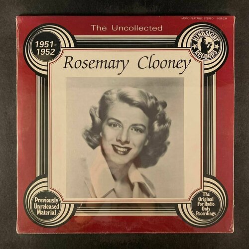 Rosemary Clooney - Rosemary Clooney 1951-52 (Виниловая пластинка) старый винил concord jazz rosemary clooney rosemary clooney sings the lyrics of ira gershwin lp used