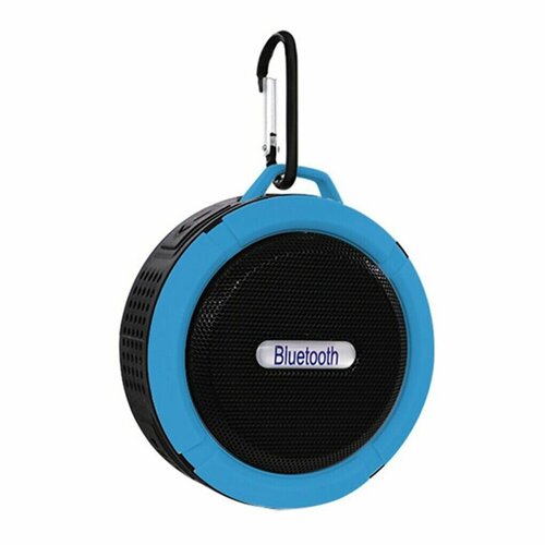 Колонка портативная водонепроницаемая синяя 143000₽