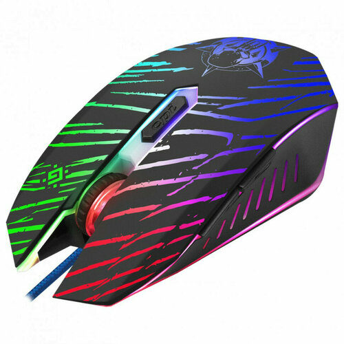 Мышь проводная игровая DEFENDER Dark Agent GM-590L 12800 DPI USB 6 кнопок черная 52590 513828 1 266900₽