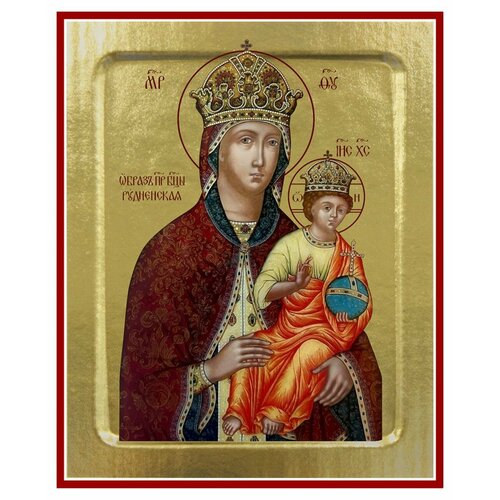 Икона Пресвятой Богородицы, Рудненская (на дереве): 125 х 160 икона пресвятой богородицы всецарица на дереве 125 х 160
