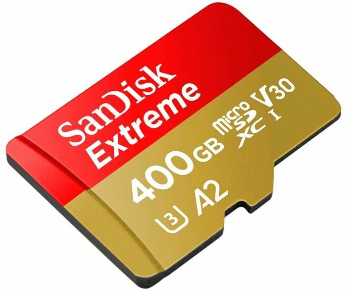 Карта памяти SanDisk microSDXC UHS-I U3 A2 (160 MB/s) 400GB