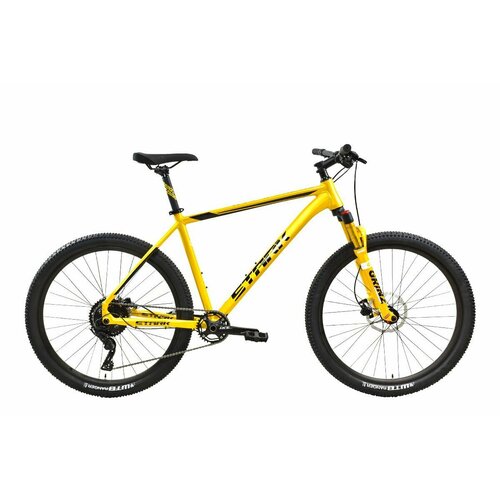 Велосипед Stark Armer 27.5 HD (2024) 18 золотой матовый/черный