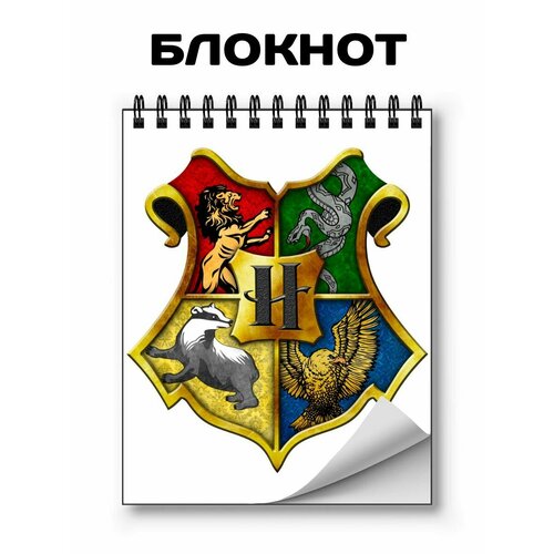 Блокнот для записей, GOODbrelok, Гарри Поттер, Harry Potter; А3, на кольцах - 10