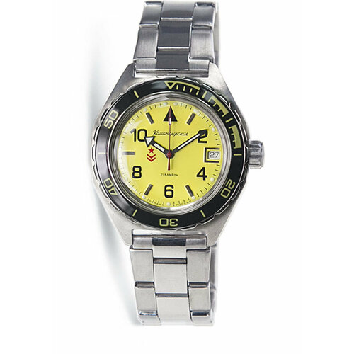 Наручные часы Восток 650855, серебряный, желтый