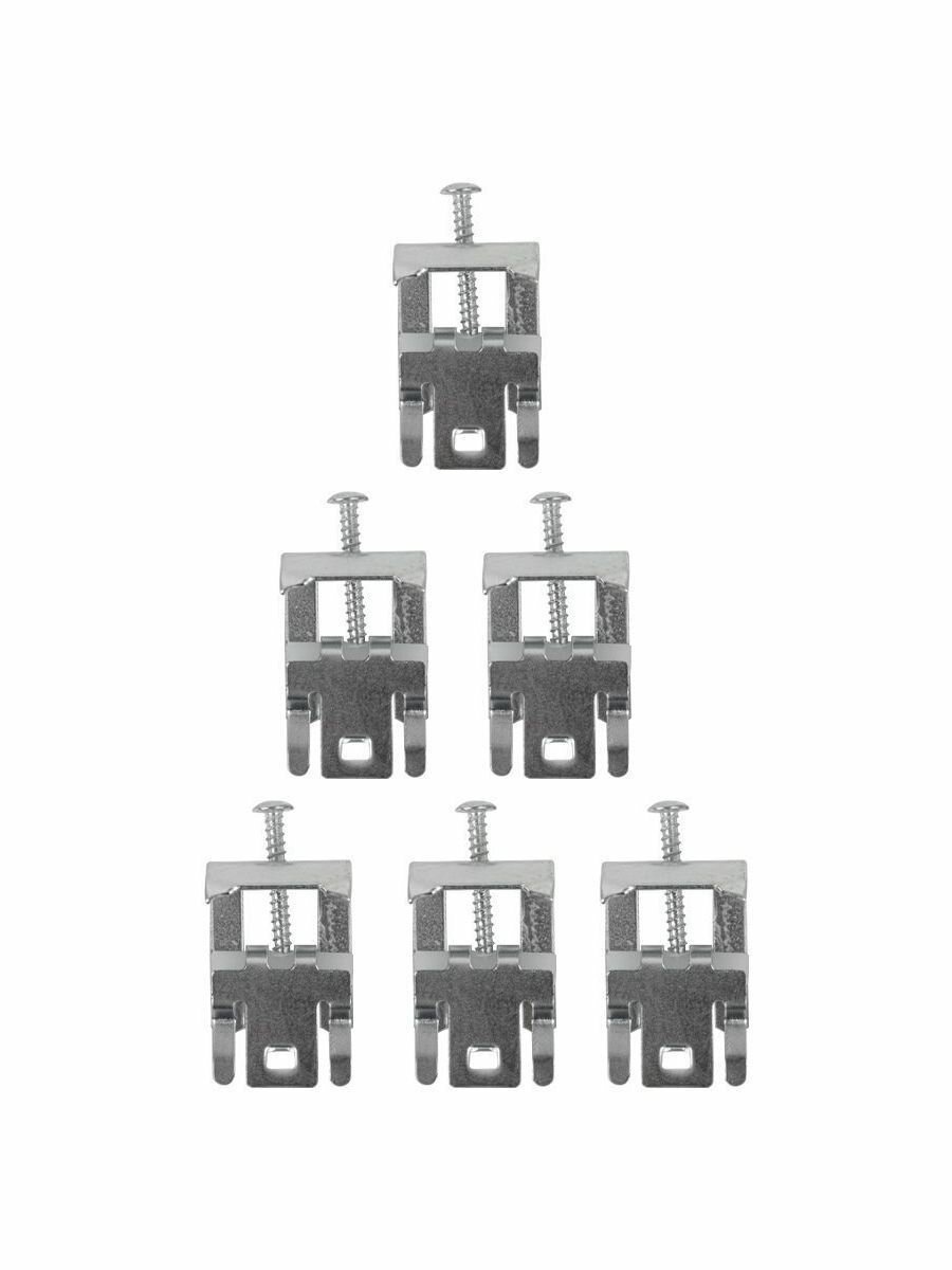 Набор креплений для врезной мойки, 6 штук