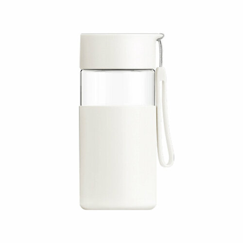 Термобутылка для воды Fun Home Lightweight Glass 350мл, белая
