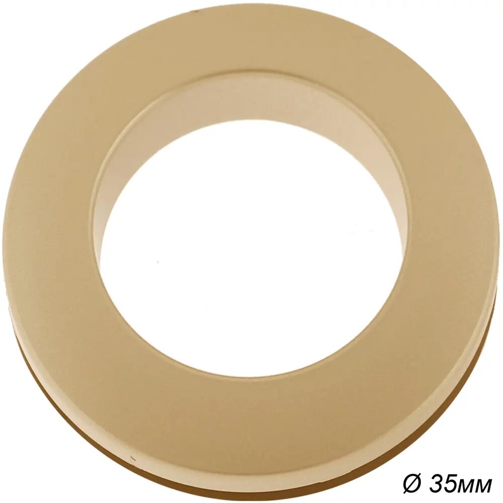 Люверс универсальный ø350 мм широкий цвет матовое золото 10 шт.