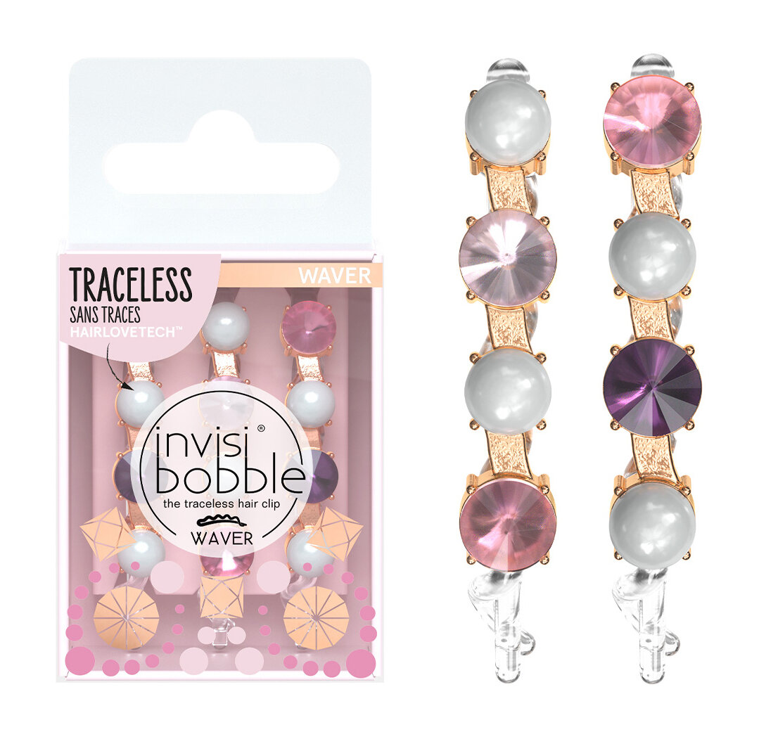 INVISIBOBBLE Заколка для волос Waver British Royal To Bead or not to Bead, 3 шт.