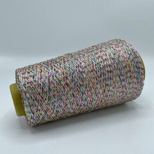 Пряжа для вязания COFIL 55% полиамид 45% пайетки (100 гр на конусе)