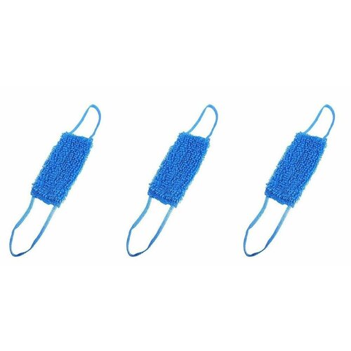 Факел Мочалка банная Нежность, вязанная, петельчатая, 15*35 см, 3 шт.