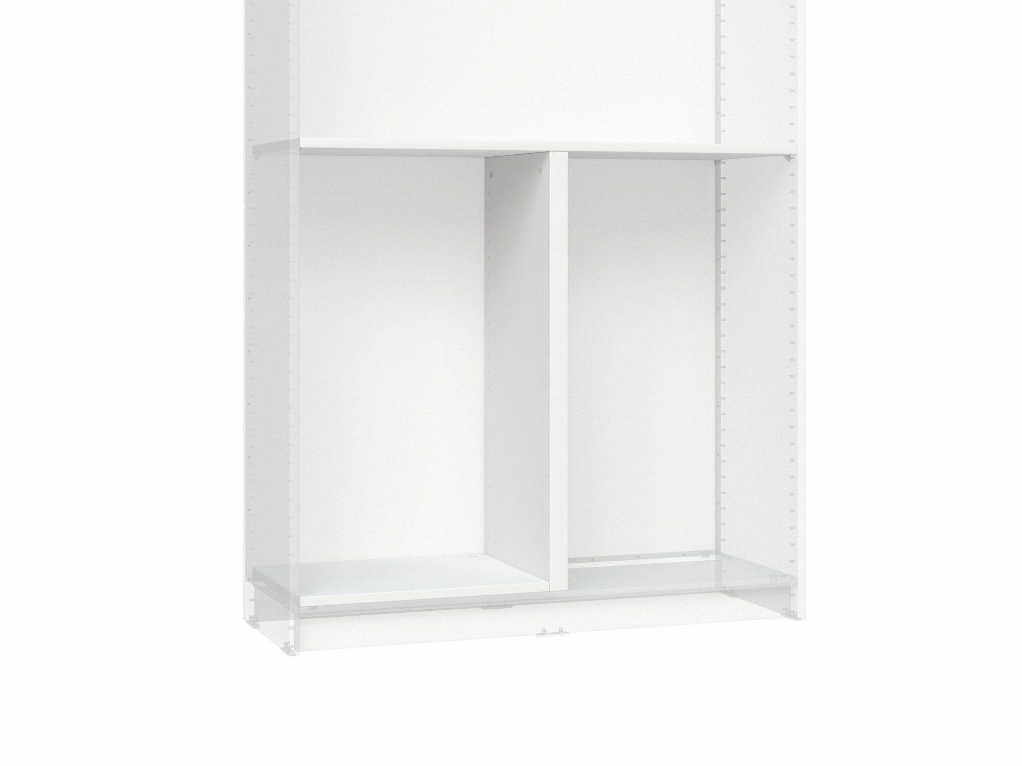 Разделительна секция для шкафа ГУД ЛАКК Макс, 100х36 см, белая