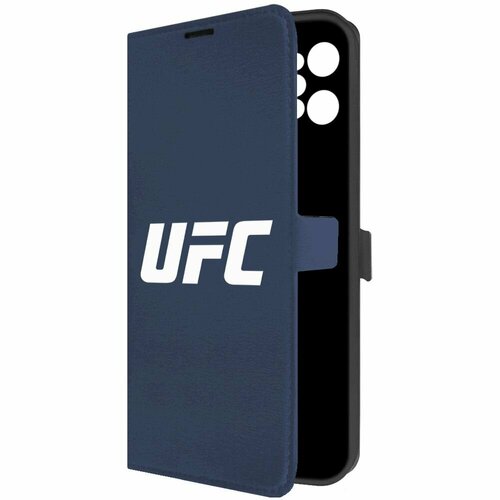 Чехол-книжка Krutoff Eco Book для Realme C31 UFC (синий) чехол для смартфона krutoff eco book для realme c31 синий