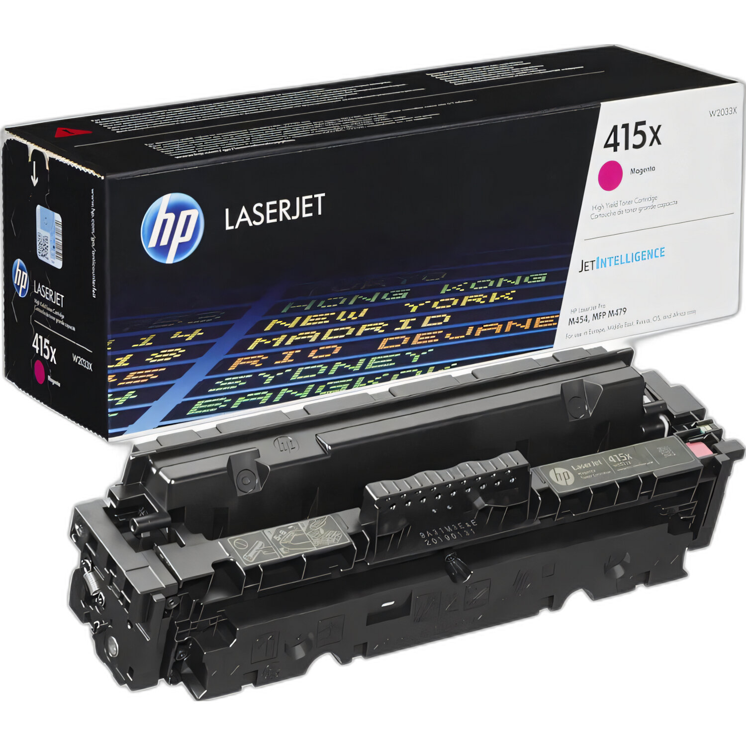 W2033X Картридж HP 415X пурпурный для HP LJ M454/MFP M479 6000стр.