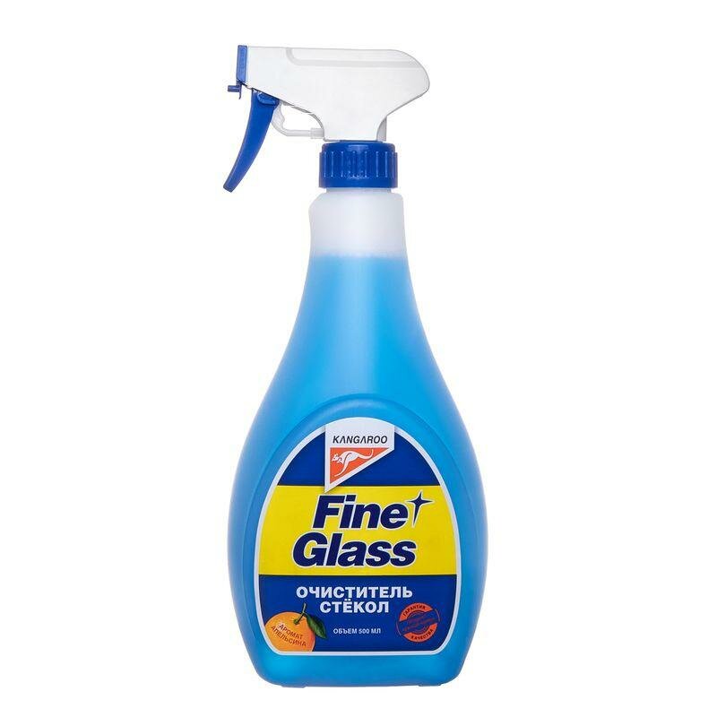 Очиститель стекол ароматизированный (500ml), апельсин (б/салф.) 320122 kangaroo 1шт