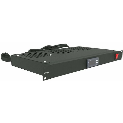 Модуль вентиляторный NTSS NTSS-FAN319T-BL 3 вент с термостатом с контроллером черный 11508₽