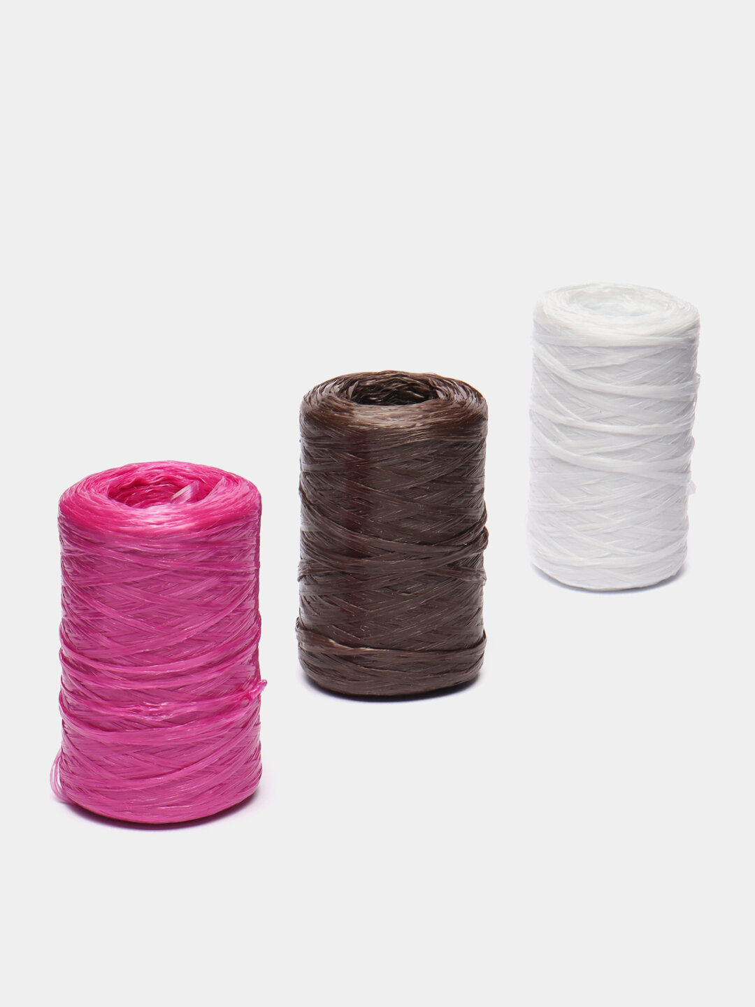 Набор ниток полипропиленовых для вязания мочалок: , Цвет Коричневый