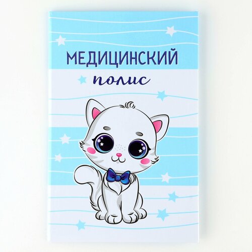 Обложка для медицинского полиса голубой 438₽