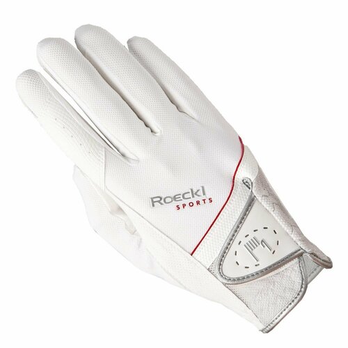 Перчатки для верховой езды Roeckl Madrid белые 8,5 перчатки для верховой езды miami roeckl черный