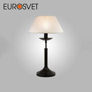 Настольная лампа с тканевым абажуром Eurosvet Hotel 01010/1, цвет черный