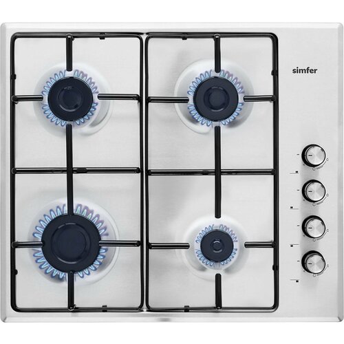 Газовая Варочная панель Simfer H60Q40M401 серебристый 944400₽