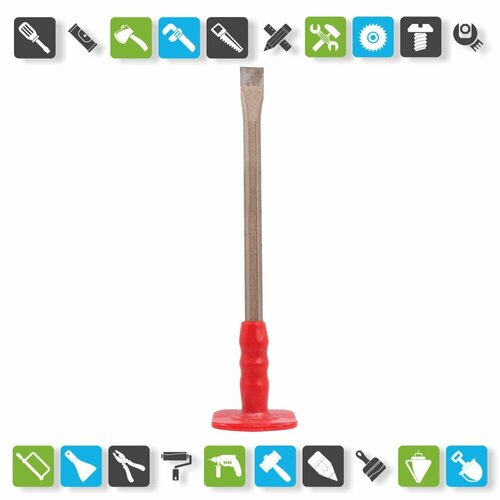 Зубило Biber 85412 Профи с протектором плоское 20 мм 16х350 мм 1087₽