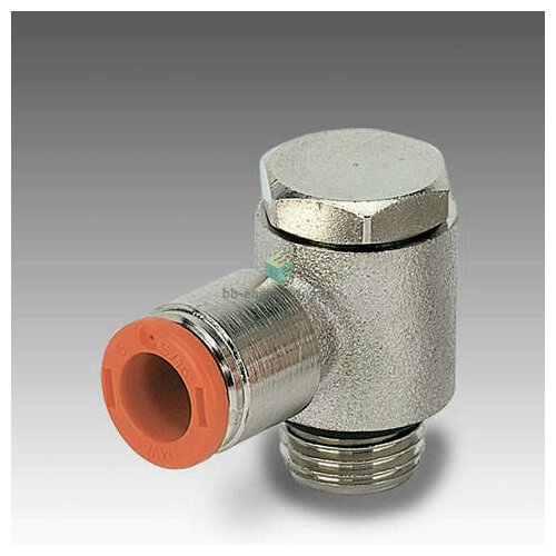 RL54 8 1/4 2L54011 METAL WORK - Штуцер угловой с серьгой с нар. резьбой цанговый G1/4-8 мм