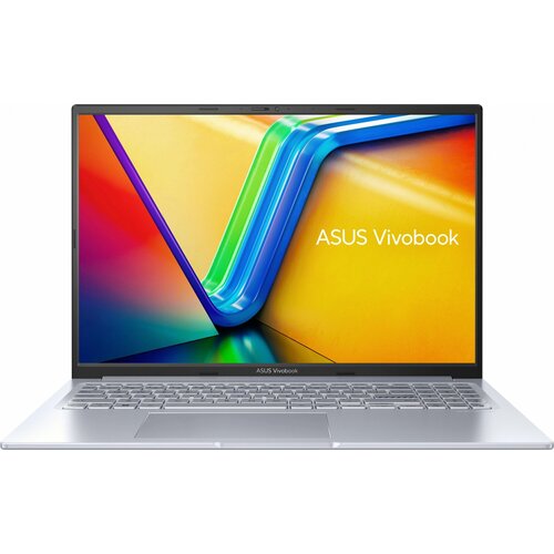 Ноутбук Asus VivoBook 16X M3604YA-MB282 Ryzen 5 7530U 16Gb SSD512Gb AMD Radeon 16 IPS WUXGA (1920x1200) noOS silver WiFi BT Cam (90NB11A2-M00CJ0) ноутбук 14 asus zenbook 14 um3402ya kp601 ryzen 5 7530u 16gb 512gb ssd radeon graphics wqxga ips wifi bt cam noos black