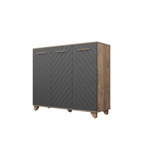 Комод Стокгольм - Дуб Самдал Серый графит 14862₽