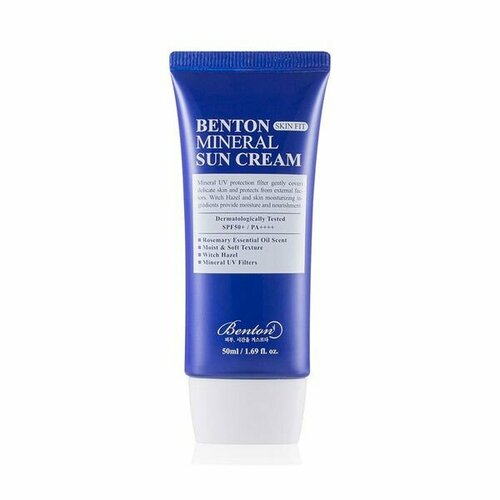 BENTON Солнцезащитный крем с минеральными фильтрами Skin Fit Mineral Sun Cream Spf 50+