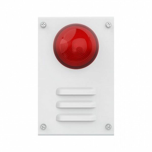 Сирена светозвуковая раздельная EctoControl пожарный извещатель сигнализация с индикатором для дома и дачи