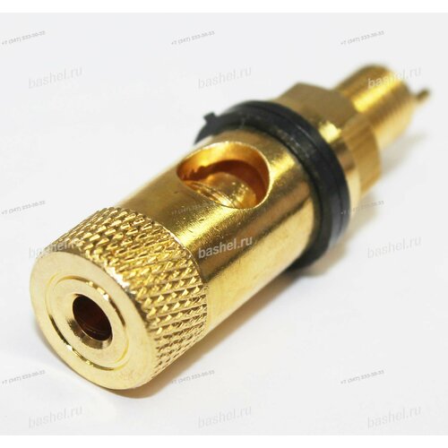 Гнездо Банан метал позол L-48 mm d-14 mm BIG для кабеля до 100 кв мм электротовар 1126₽