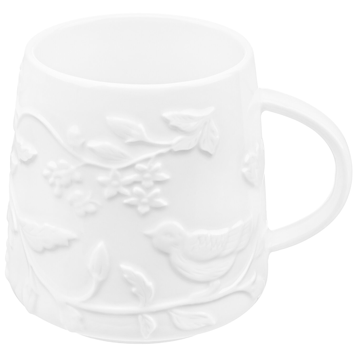 Кружка / чашка для кофе, чая 420 мл Elan Gallery "Птички на ветке"