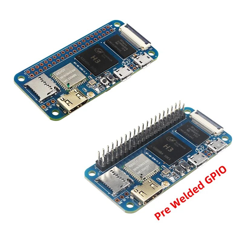Блок питания Banana Pi M2 Zero BPI-M2 Zero Alliwnner H3 Cortex-A7 WIFI и BT того же размера, что и Raspberry Pi Zero 2 Вт — фото 1