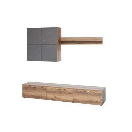 Гостиная Киото - Графит Дуб белано темный 16110₽