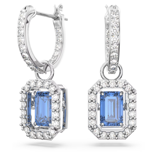 Серьги SWAROVSKI кристаллы Swarovski серебристыйсиний 4900₽