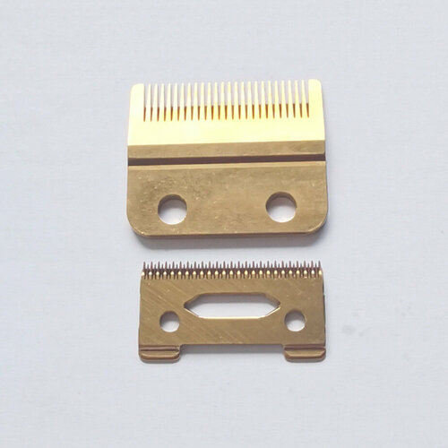 Электрическая машинка для стрижки волос с набором черных режущих головок и напильником для регулировки зубьев ножа подходит для модели 81488 цвет золотой 39100₽