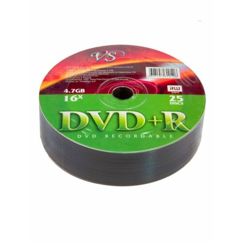 Диск VS DVDR 47 GB 16x Shrink25 650₽