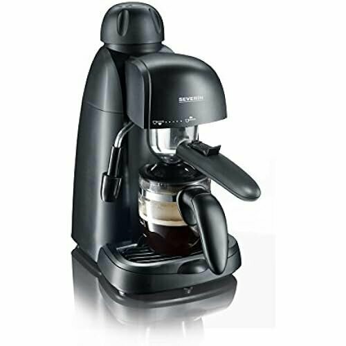 Эспрессо-машина SEVERIN маленькая кофемашина на 4 чашки эспрессо кофемашина с вспенивателем молока для кофейно-молочных напитков идеально подходит для одиноких людей черная KA 5978 1650800₽