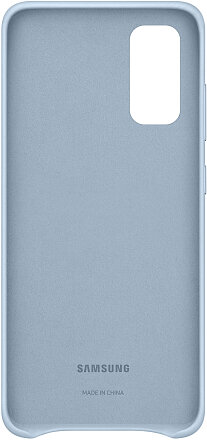 Чехол (клип-кейс) SAMSUNG Leather Cover, для Samsung Galaxy S20, голубой [ef-vg980llegru] - фото №2