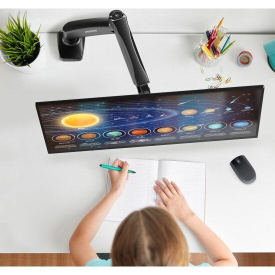 Кронштейн Onkron G80, для LCD телевизоров и мониторов 13"-32", черный — фото 1