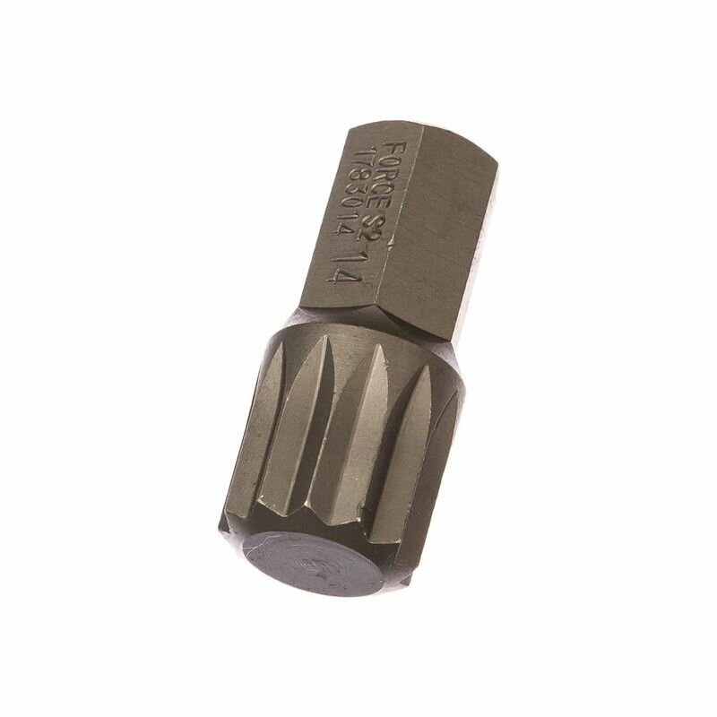 Изображение Бита 10 мм Spline M14 длина 30 мм, Force 1783014